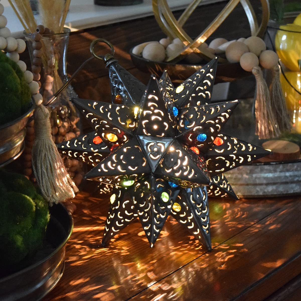 昭和レトロ Twinkle Star イルミネーション 光ファイバー フラワー 美品 】昭和レトロ Twinkle Star イルミネーション デジタル時計